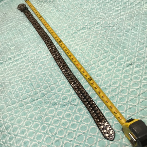 Guess silver stud and moonstone statement belt main image 8